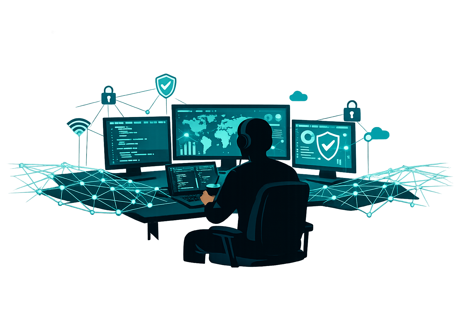 Cybersecurity visual